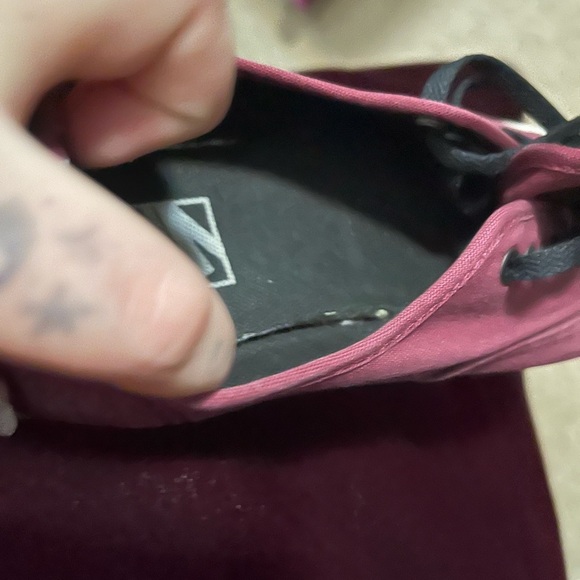 Vans Men's Dark Red Sneakers - Picture 3 of 6